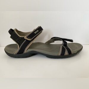 Teva Verra Women’s Sport Sandals GUC black and grey Size 8.5